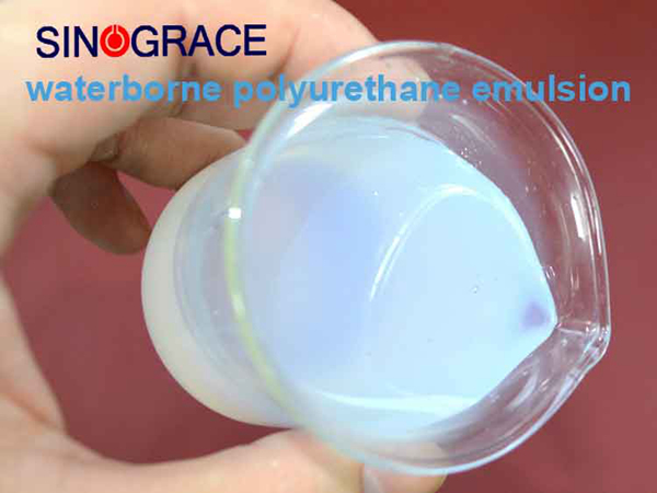 Adhesion strength characteristics of waterborne polyurethane emulsion