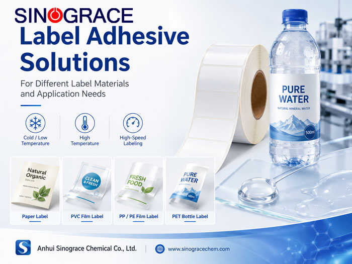Sinograce Provides Label Adhesive Solutions for Diverse Label Facestocks and Application Needs